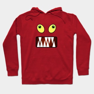 Funny monster face Hoodie